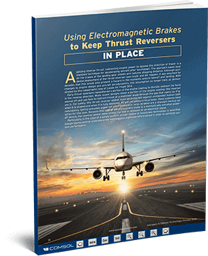 Using Electromagnetic Brakes To Keep Thrust Reversers In Place