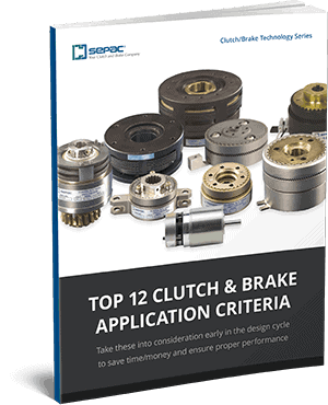 Top 12 Clutch & Brake Application Criteria